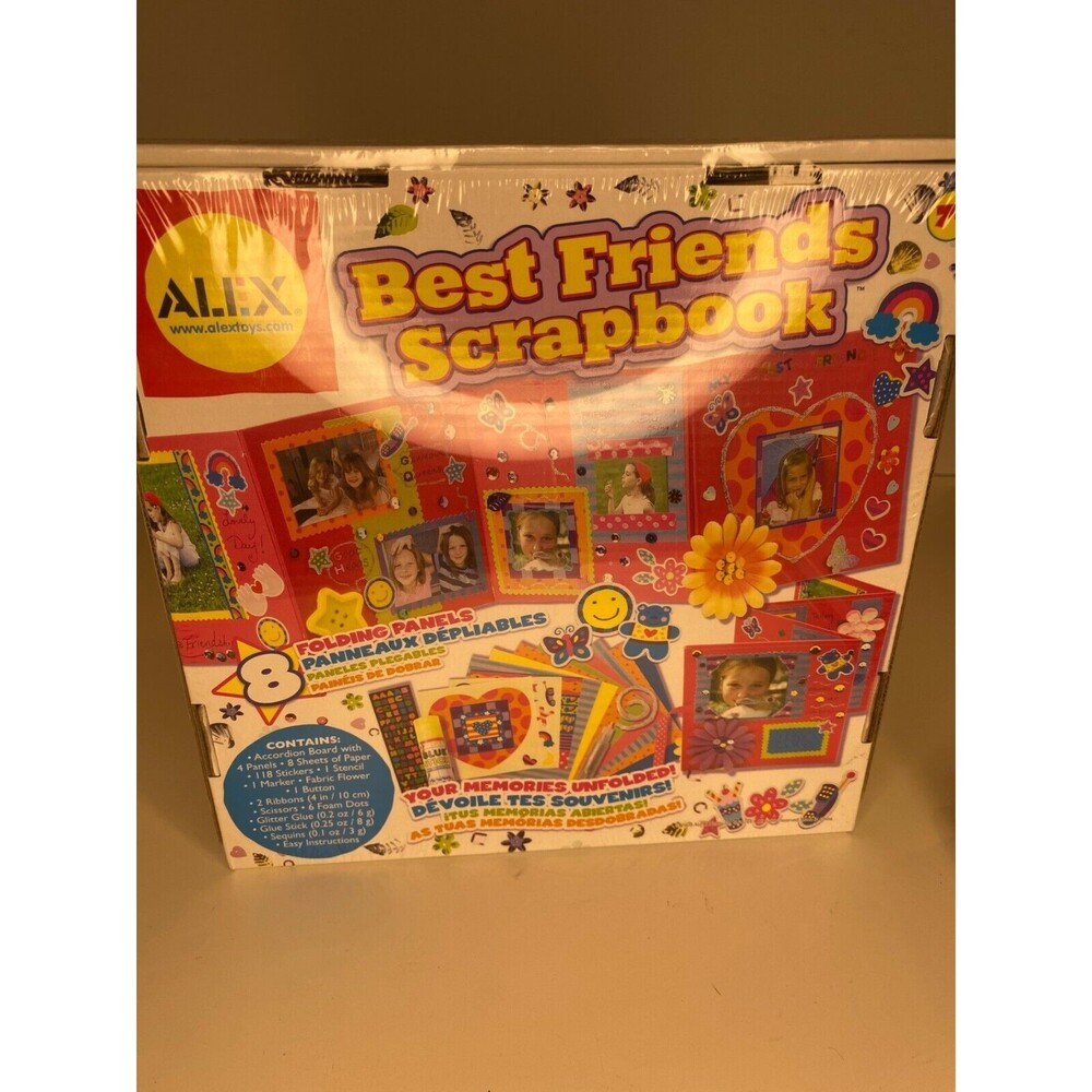 Scrapbooking Crafts for Best Friends Kit by Alex - Board, Sticker, Glue, Glitter - Picture 3 of 6